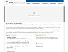 Tablet Screenshot of birdtravels.com